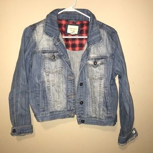 forever 21 studded jean jacket